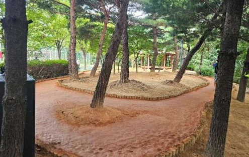 장군봉근린공원 황톳길